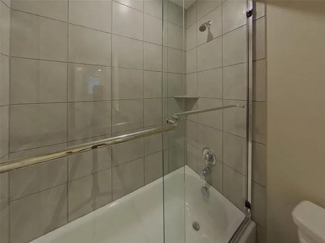 a bathroom with a tub