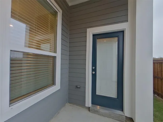 a view of front door