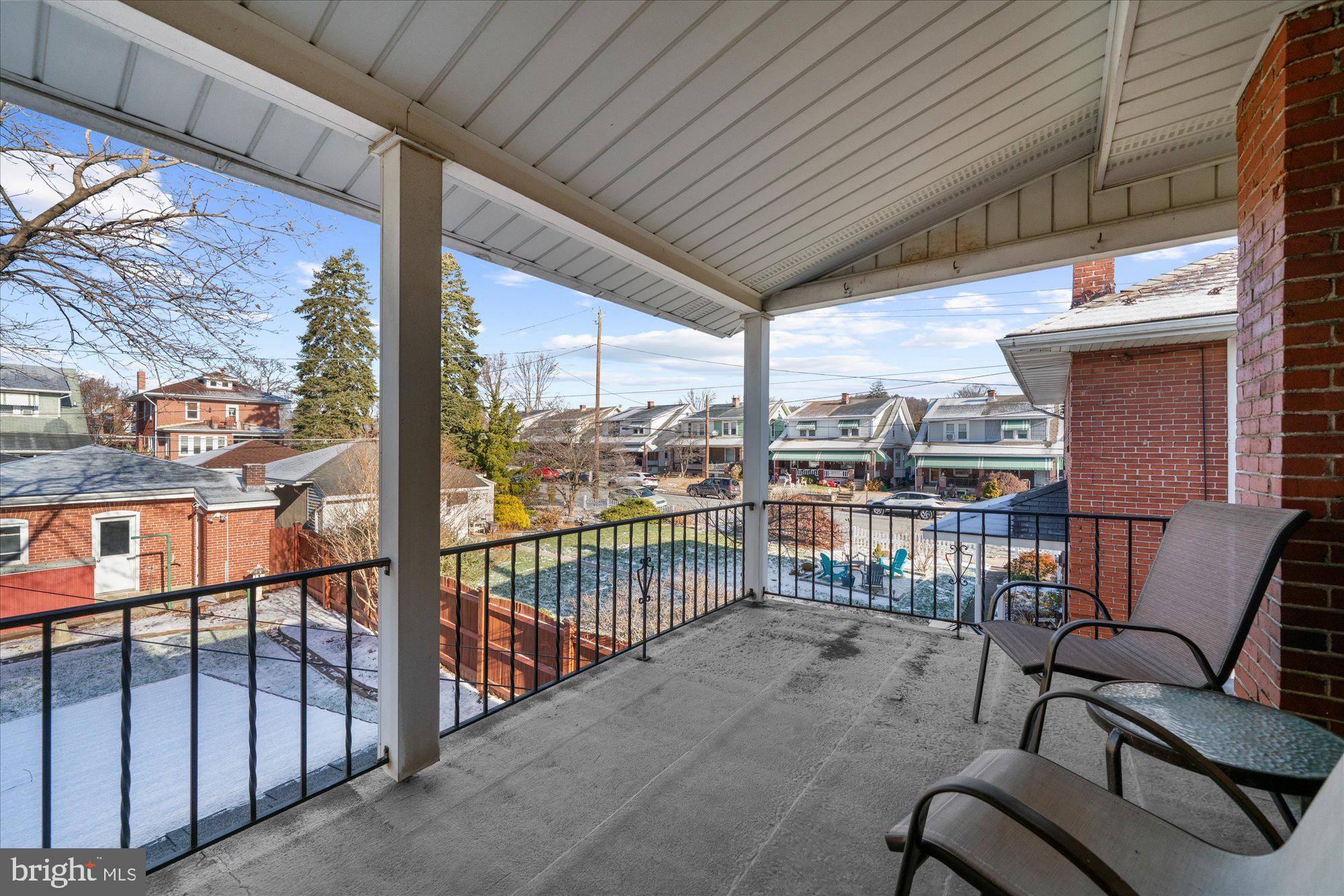 3 Reading Avenue Reading, PA 19607 - Photo 29 of 44 a view of a chairs and table in the balcony