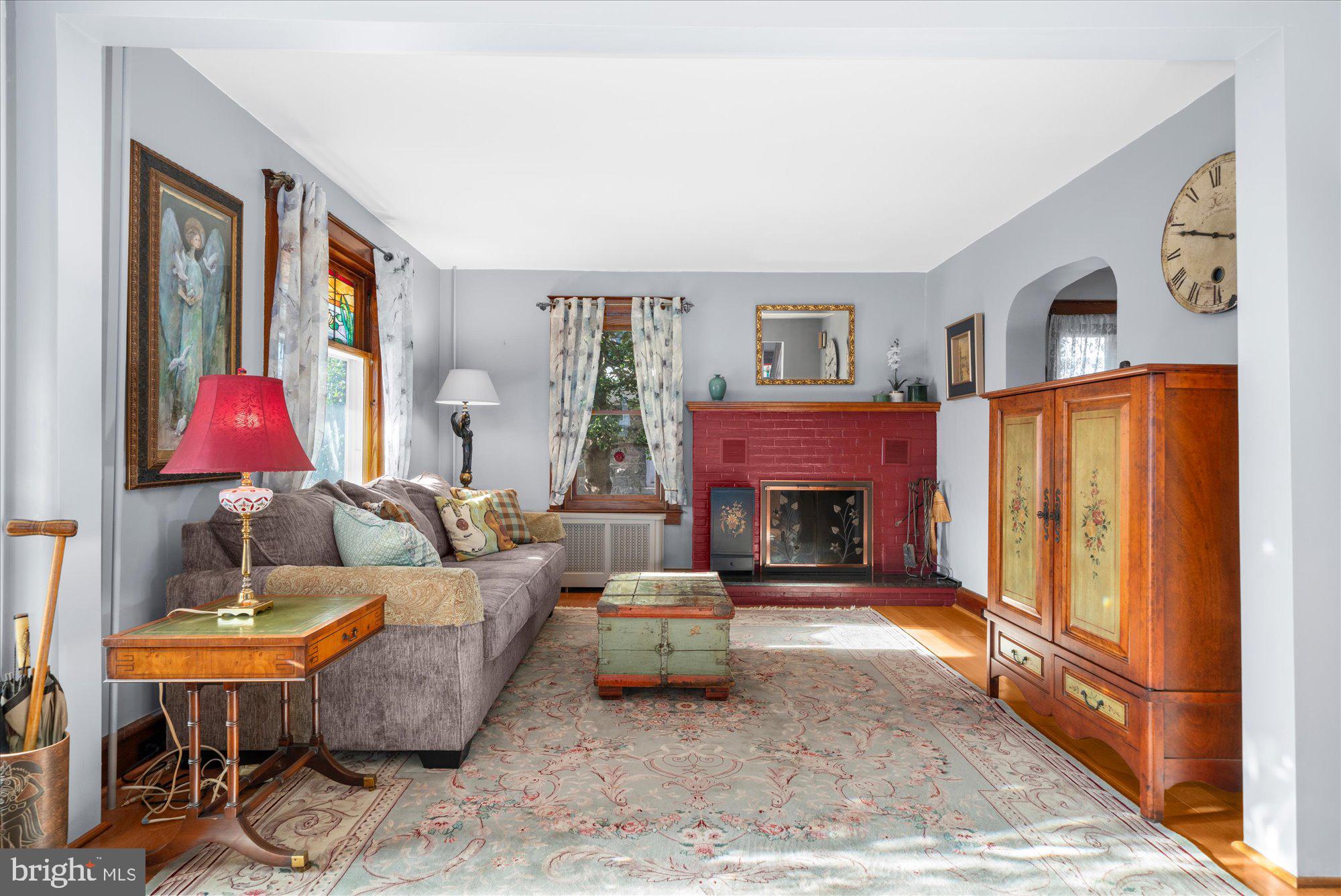 3 Reading Avenue Reading, PA 19607 - Photo 5 of 44 a living room with furniture a window and a fireplace