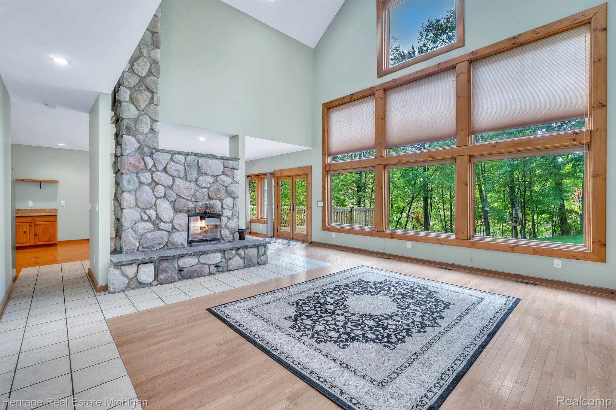 3754 Brighton Road Howell, MI 48843 - Photo 8 of 62 Great Room with Fire Place and Large Windows