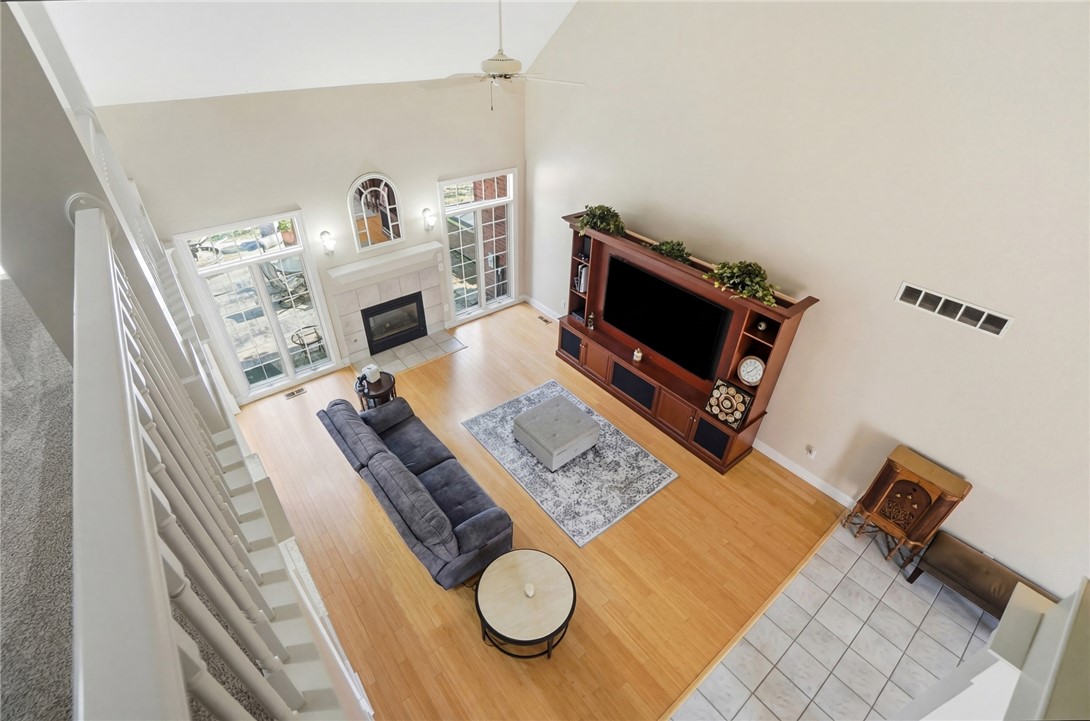 472 Timber Walk Court Springboro, OH 45066 - Photo 29 of 86 View of the living room from the loft.