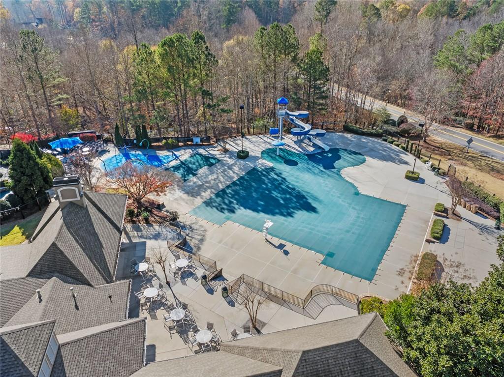 3945 Summit Gate Drive Suwanee, GA 30024 - Photo 5 of 45 an aerial view of a house with a yard basket ball court