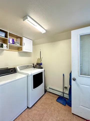 a view of a room with storage and utility