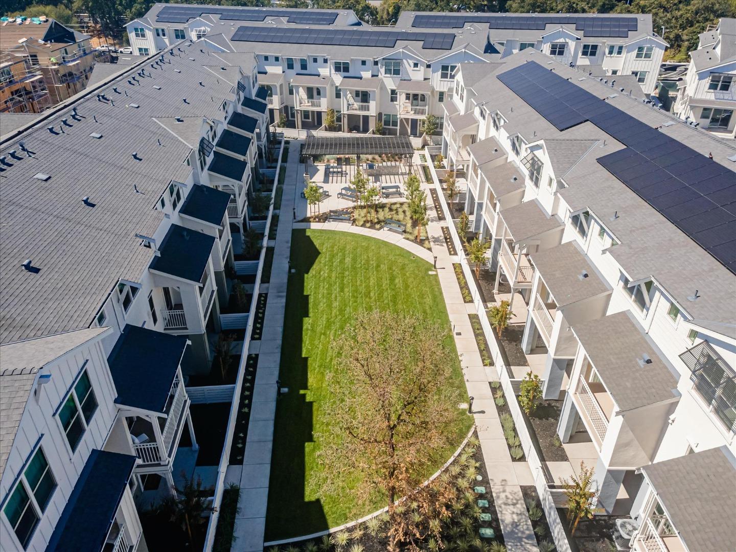 a view of a tall building