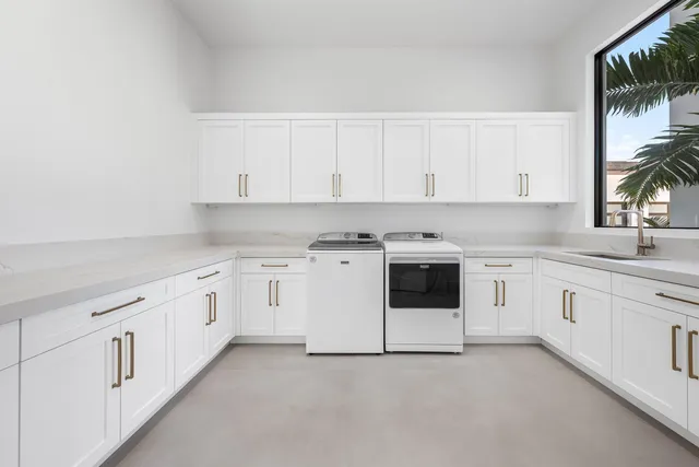 a view of swimming pool with a patio