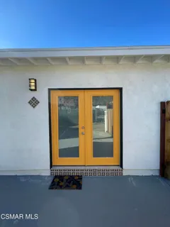 a view of front door