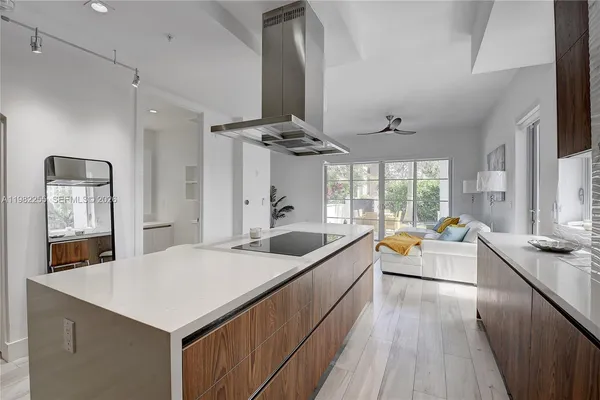 a very nice looking room with a large window