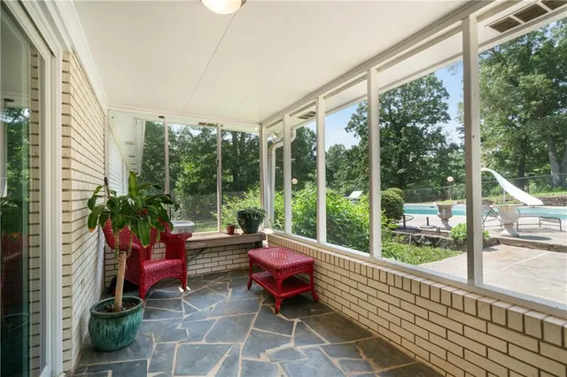 a view of a house with a outdoor space