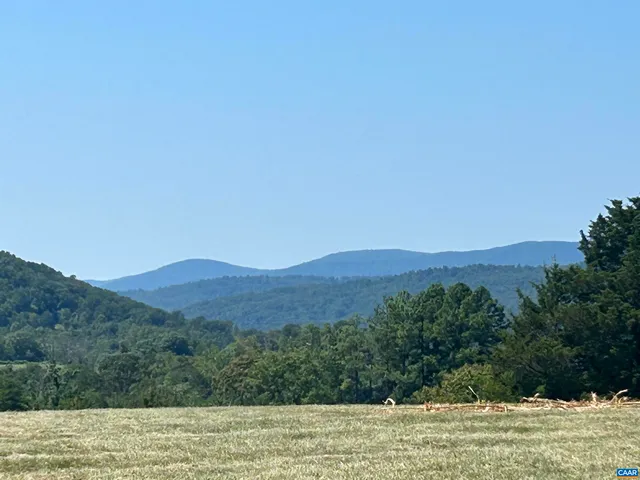 a view of a mountain with an outdoor space