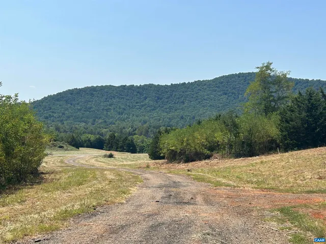a view of outside space with mountain view