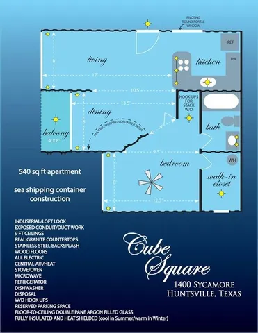 $795 | 1400 Sycamore Avenue, Unit 4A, Huntsville, TX 77340