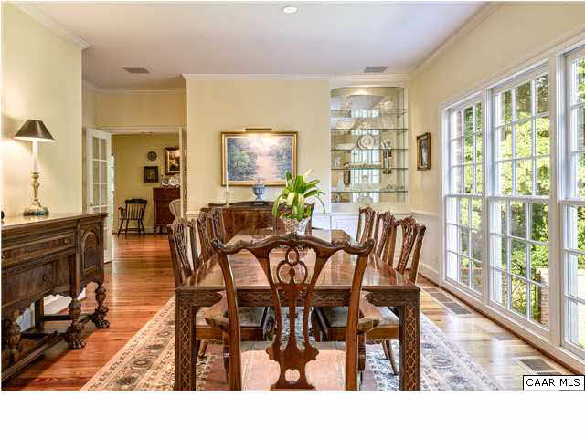 871 Tanglewood Road Charlottesville, VA 22901 - Photo 5 of 33 a view of a dining room with furniture window and wooden floor