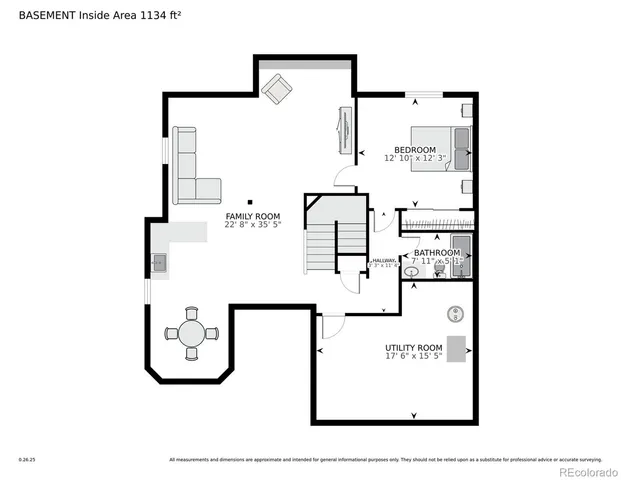 a picture of a floor plan
