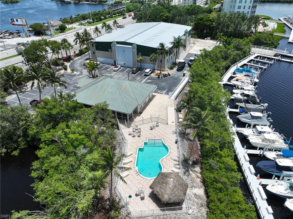 5025 Bonita Beach Road Southwest Bonita Springs, FL 34134 - Photo 21 of 23 an aerial view of a house with garden space and street view