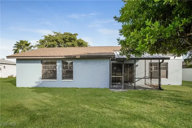 a view of a golf course with a garden