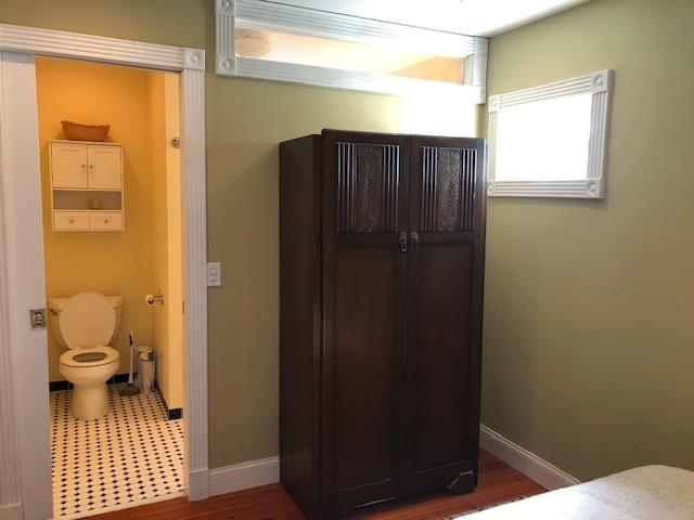 27 Williams Street, Unit GARAGE APARTMENT A St. Augustine, FL 32084 - Photo 9 of 11 a bathroom with a sink and a toilet