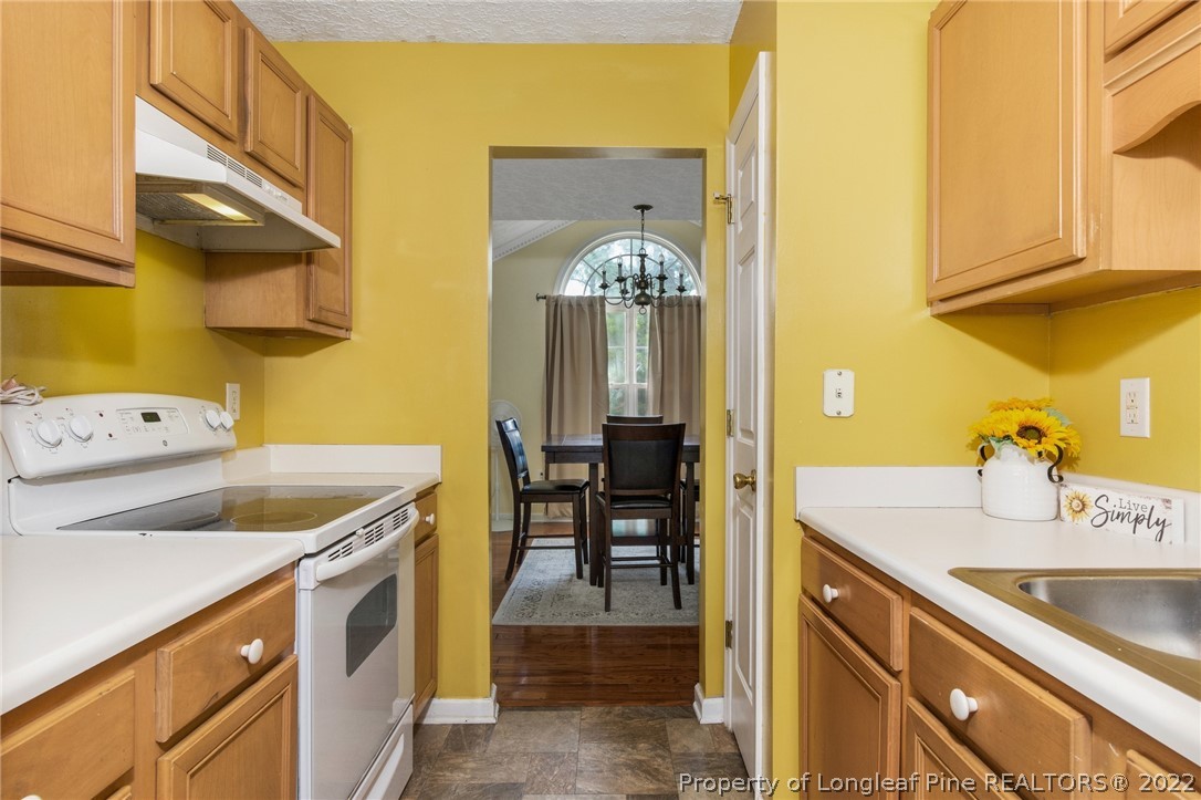 1070 Roundabout Road Cameron, NC 28326 - Photo 15 of 34 a kitchen with a sink and a stove top oven