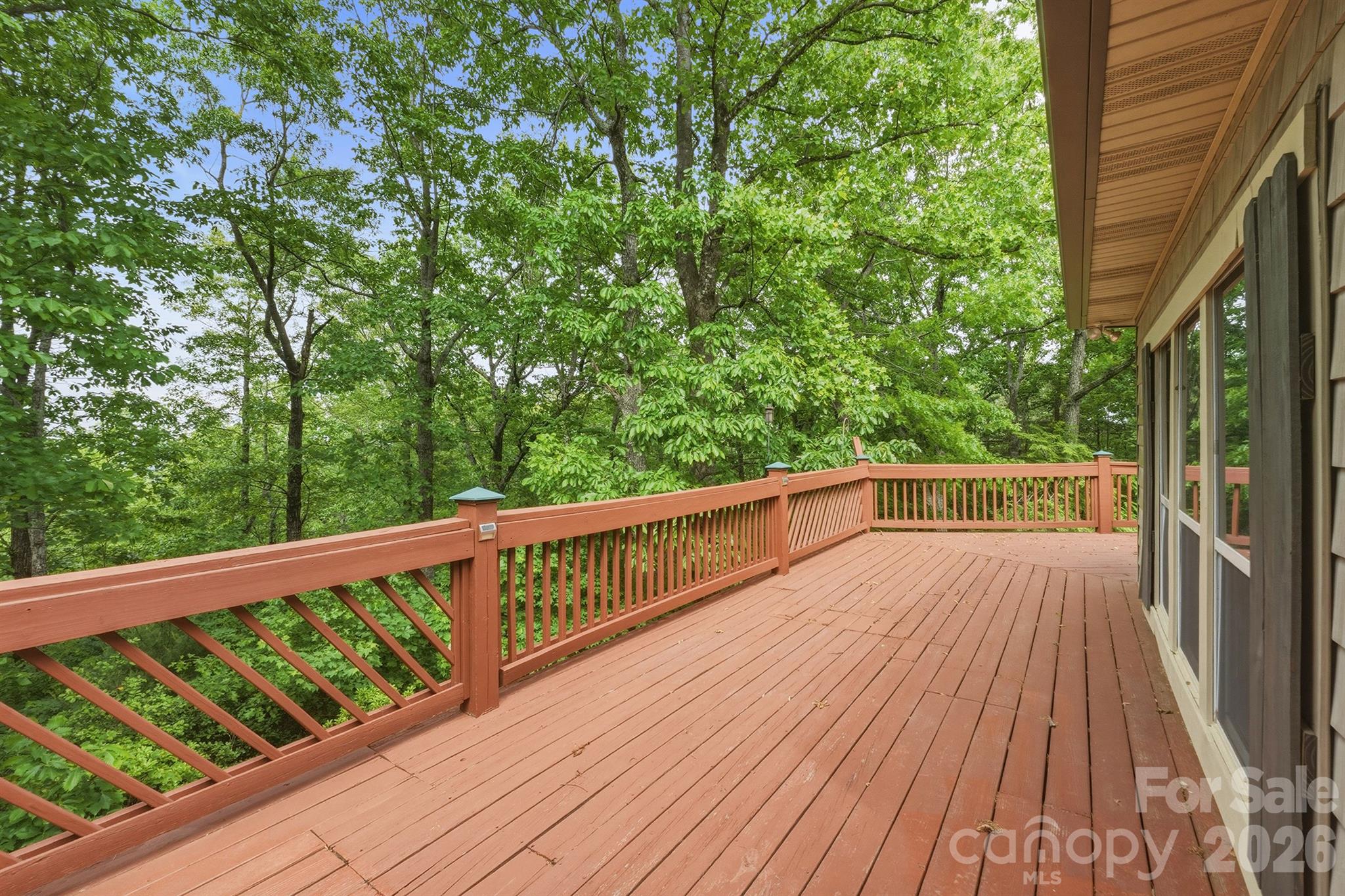 3190 Holly Road Connelly Springs, NC 28612 - Photo 9 of 42 a view of balcony with deck