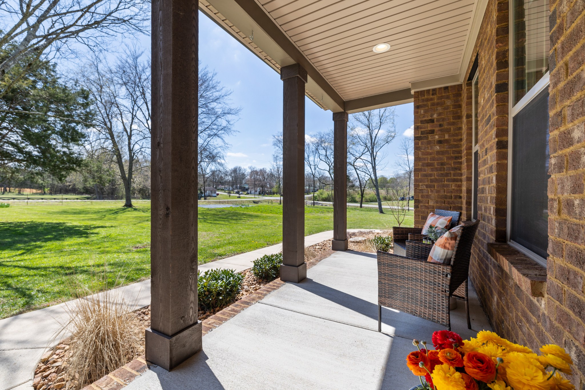 665 Bellwood Road Lebanon, TN 37087 - Photo 8 of 68 a view of a patio with a table chairs and a backyard