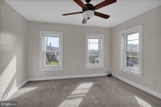 a view of an empty room