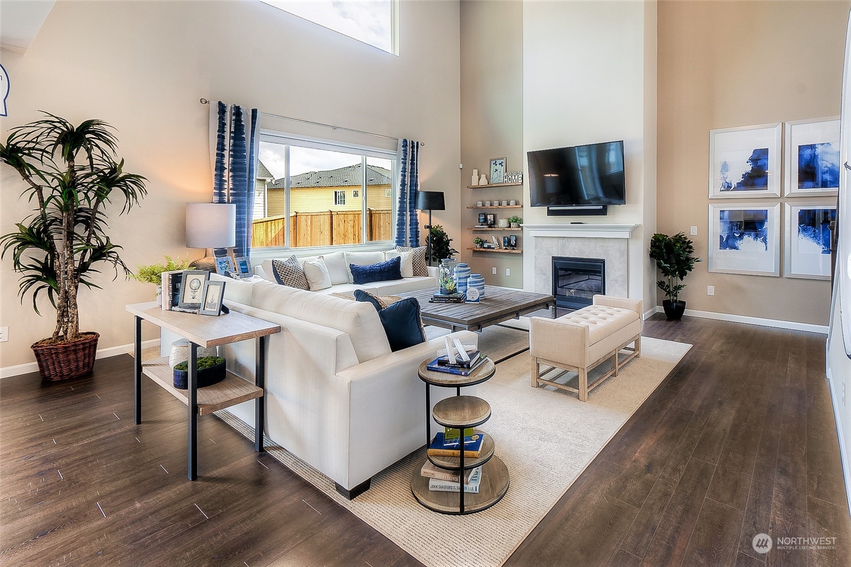 23413 41st Drive Southeast, Unit 28 Bothell, WA 98021 - Photo 11 of 20 a living room with furniture and a fireplace