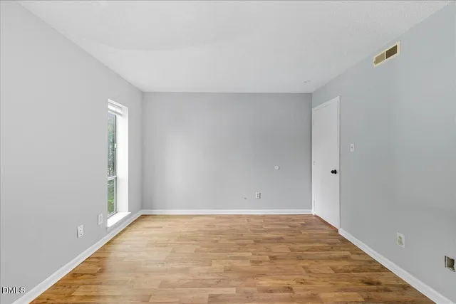 wooden floor in an empty room