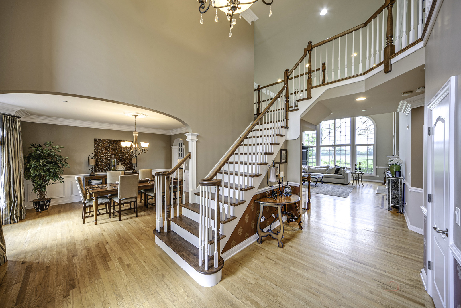 4907 Clover Court Long Grove, IL 60047 - Photo 12 of 67 a dining room with furniture garden view and a large window