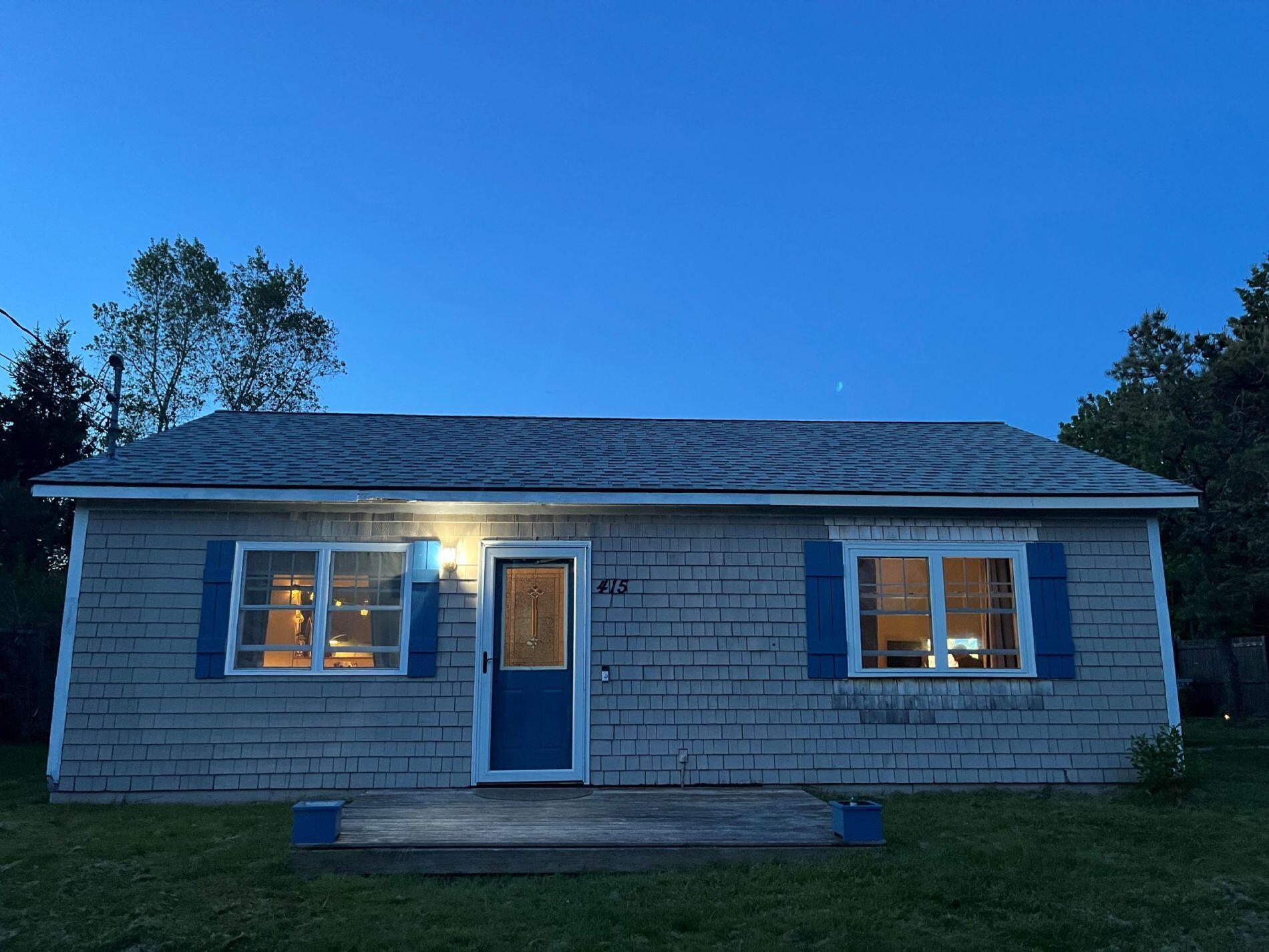 415 Tremont Road Bernard, ME 04612 - Photo 24 of 28 Front Exterior Night