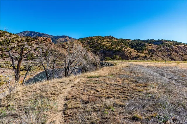 a view of mountain view with mountains in the background