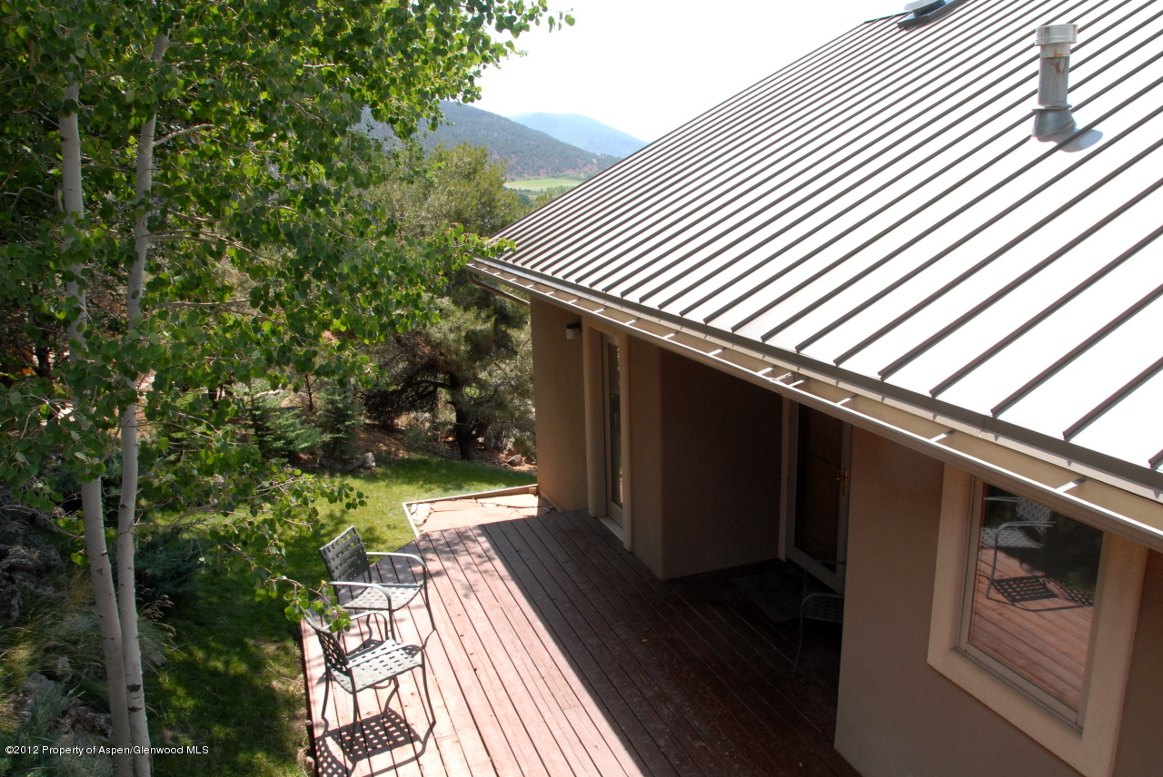 130 Ridge Road Basalt, CO 81621 - Photo 19 of 20 Front Deck view from above