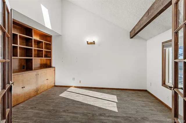 a view of storage and utility room