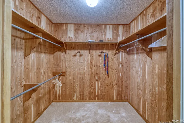 a view of closet area