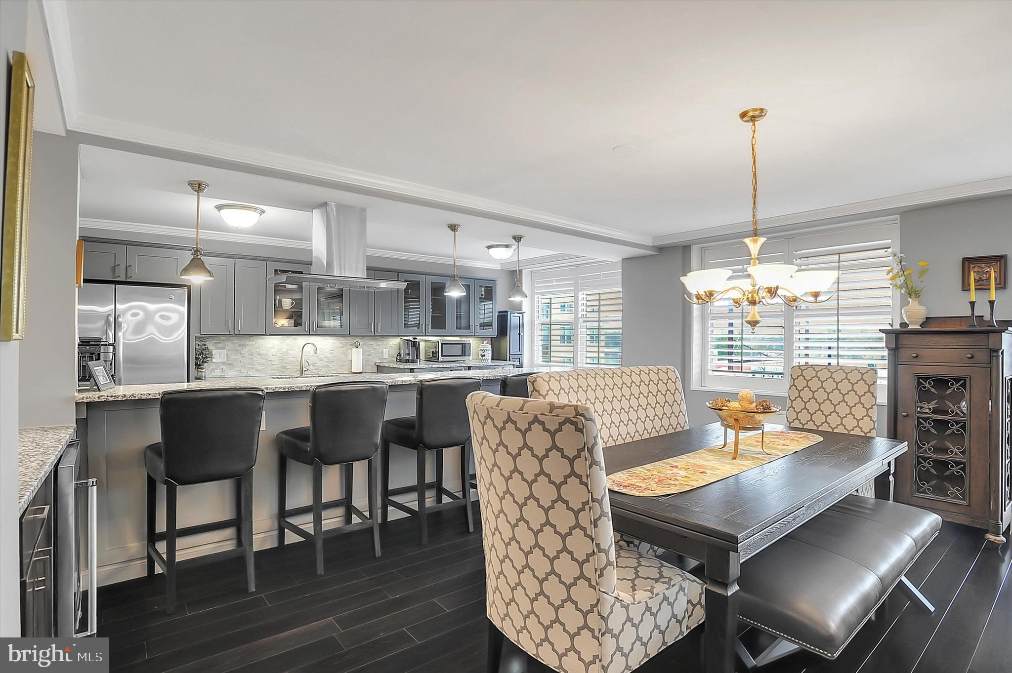 20 Conshohocken State Road, Unit 402 Bala Cynwyd, PA 19004 - Photo 7 of 28 Breakfast bar overlooking streamlined kitchen