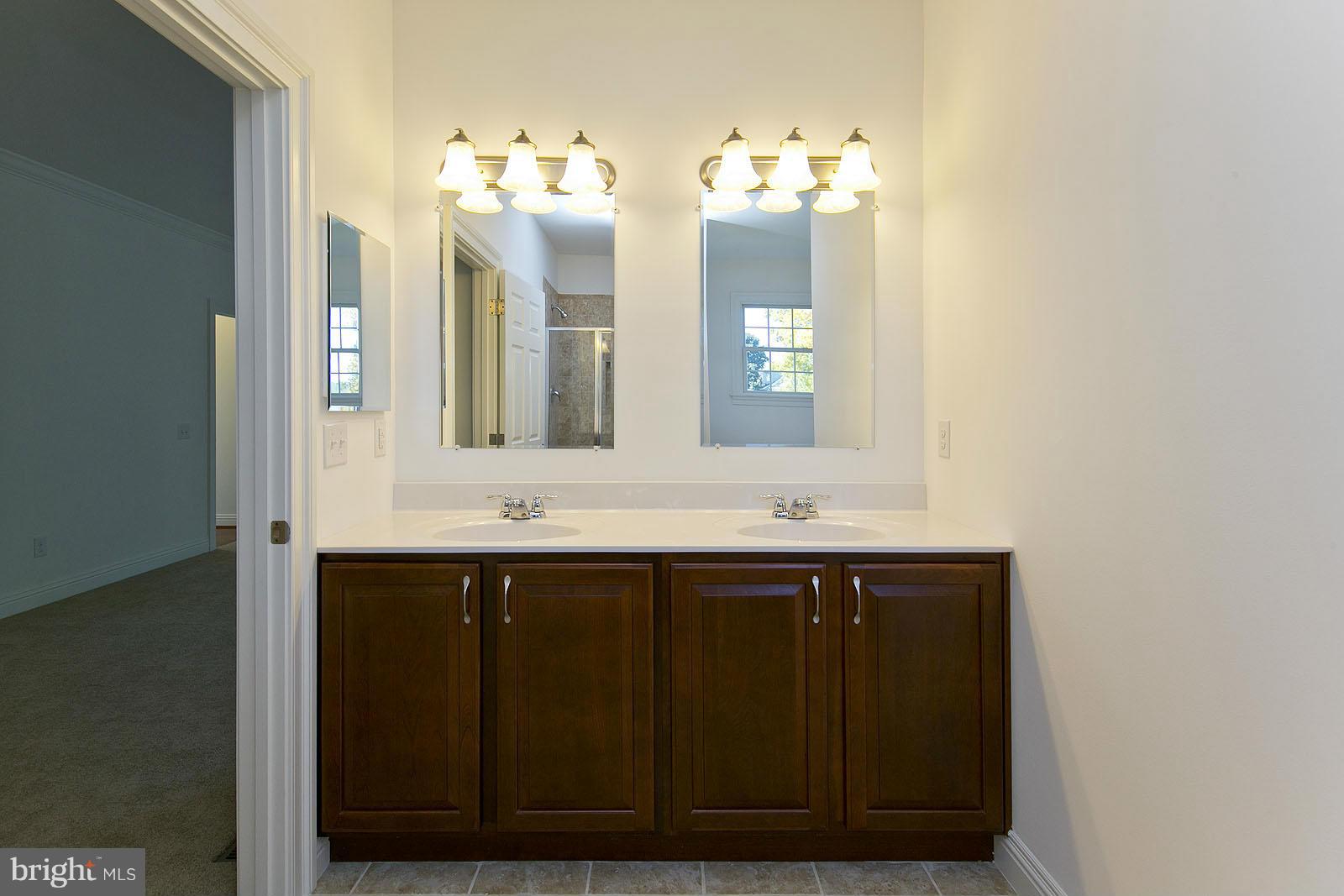 481 Bowling View Road Front Royal, VA 22630 - Photo 25 of 30 a bathroom with a double vanity sink and a mirror