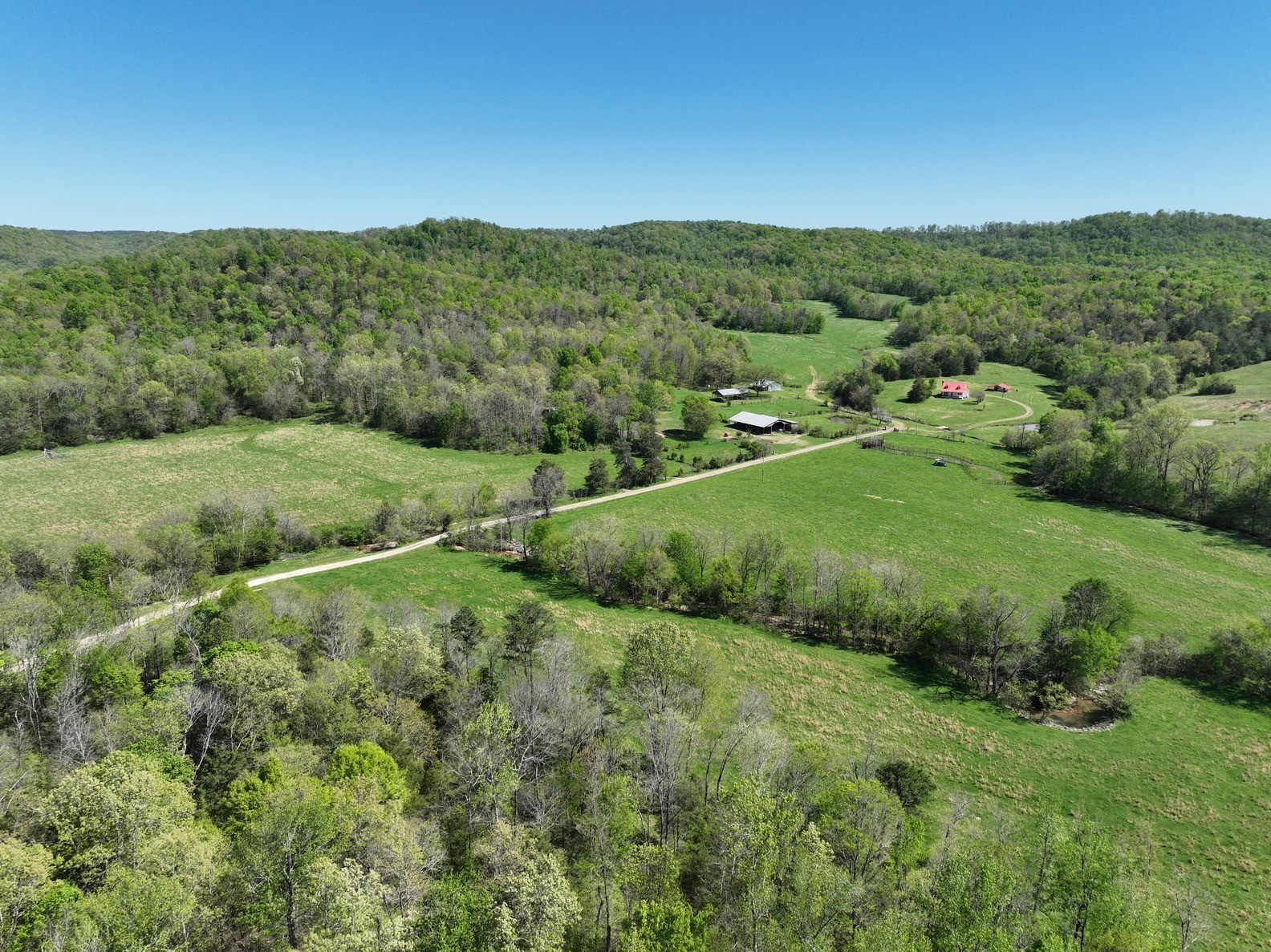 198 Treece Lane Waynesboro, TN 38485 - Photo 52 of 69 a view of a lush green outdoor space with a lake view