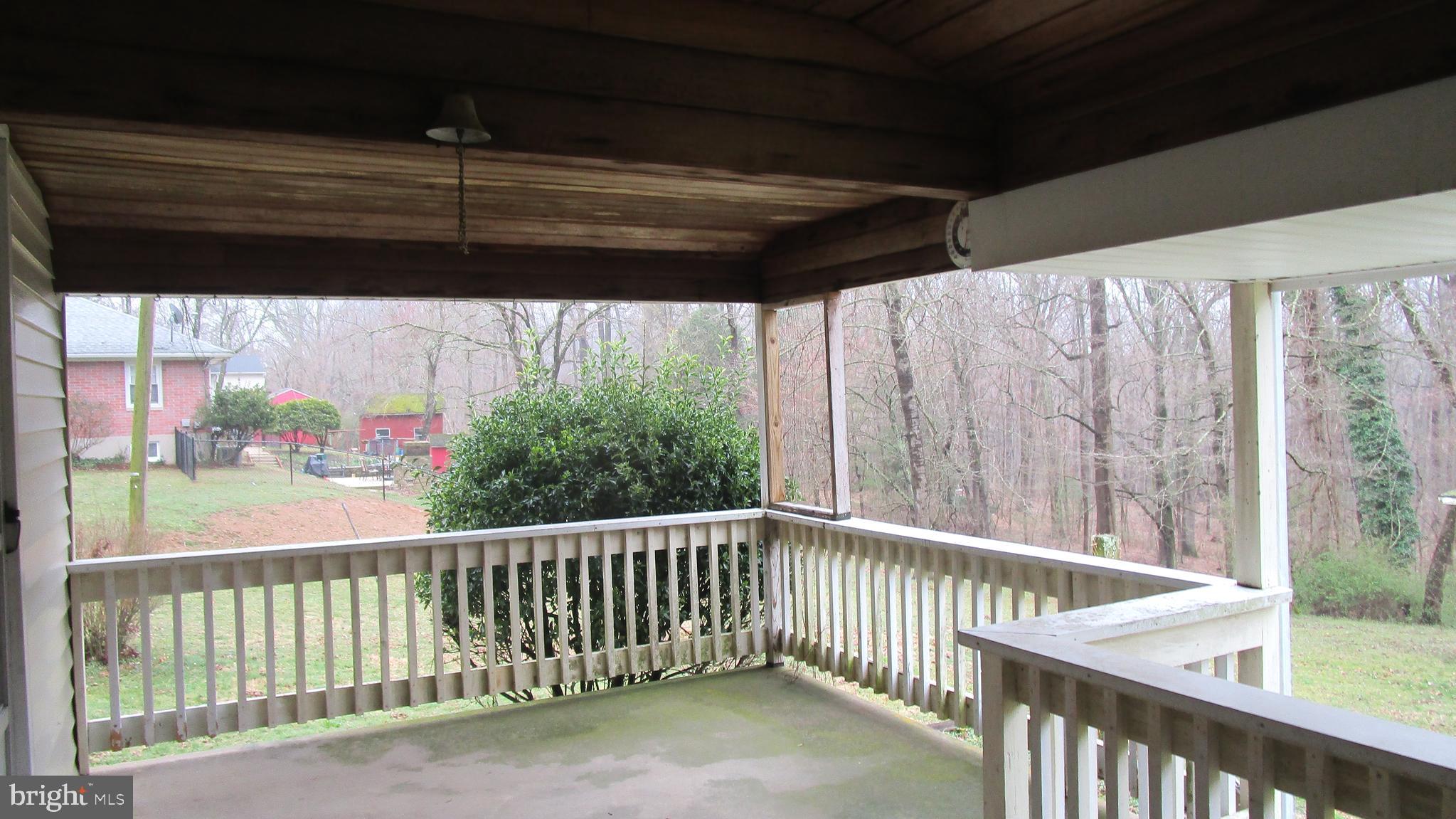 2412 Putnam Road Forest Hill, MD 21050 - Photo 22 of 27 Covered porch with gorgeous wood ceiling