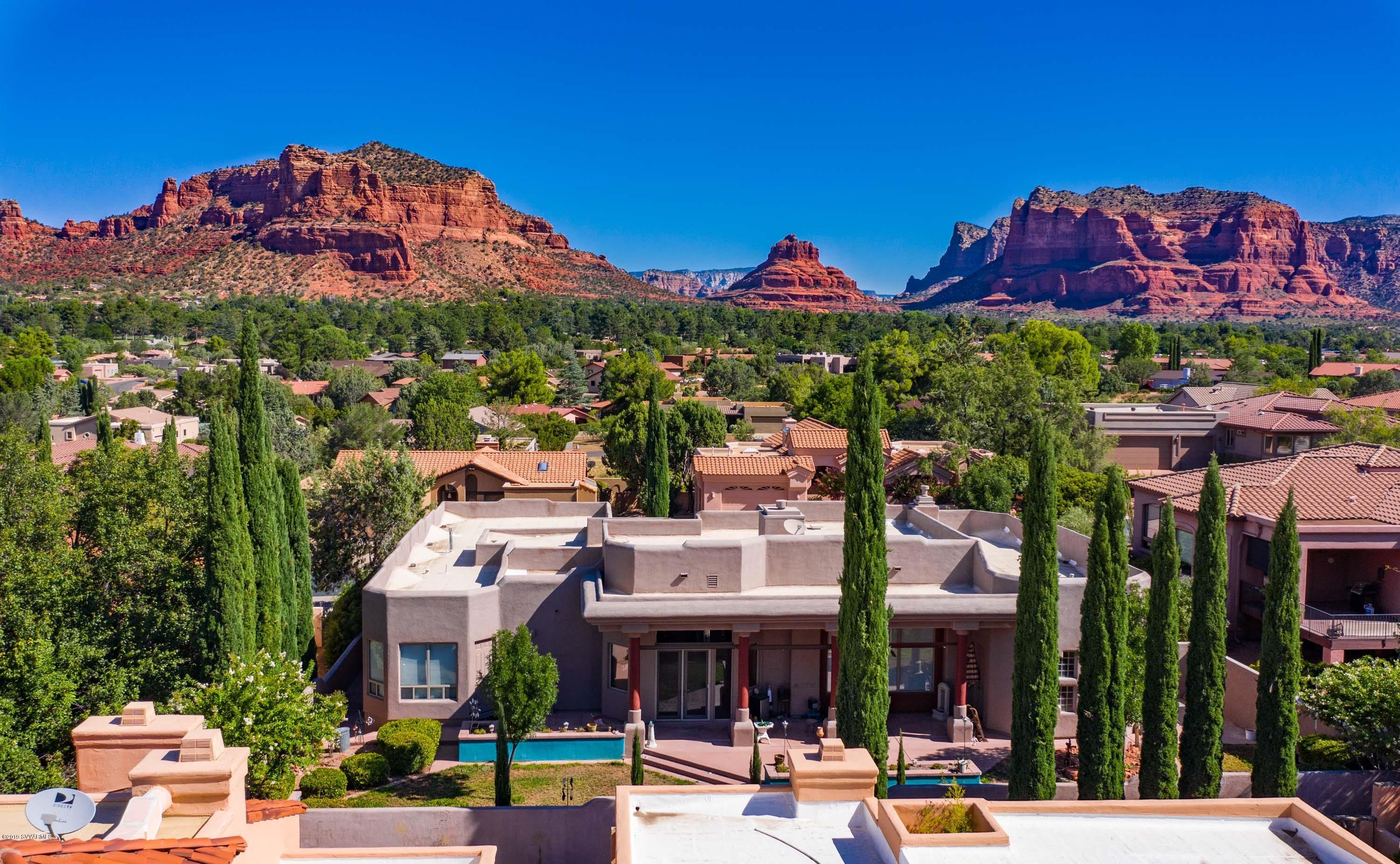 79 Ridge Rock Road Sedona, AZ 86351 - Photo 43 of 55 Aerial of backyard