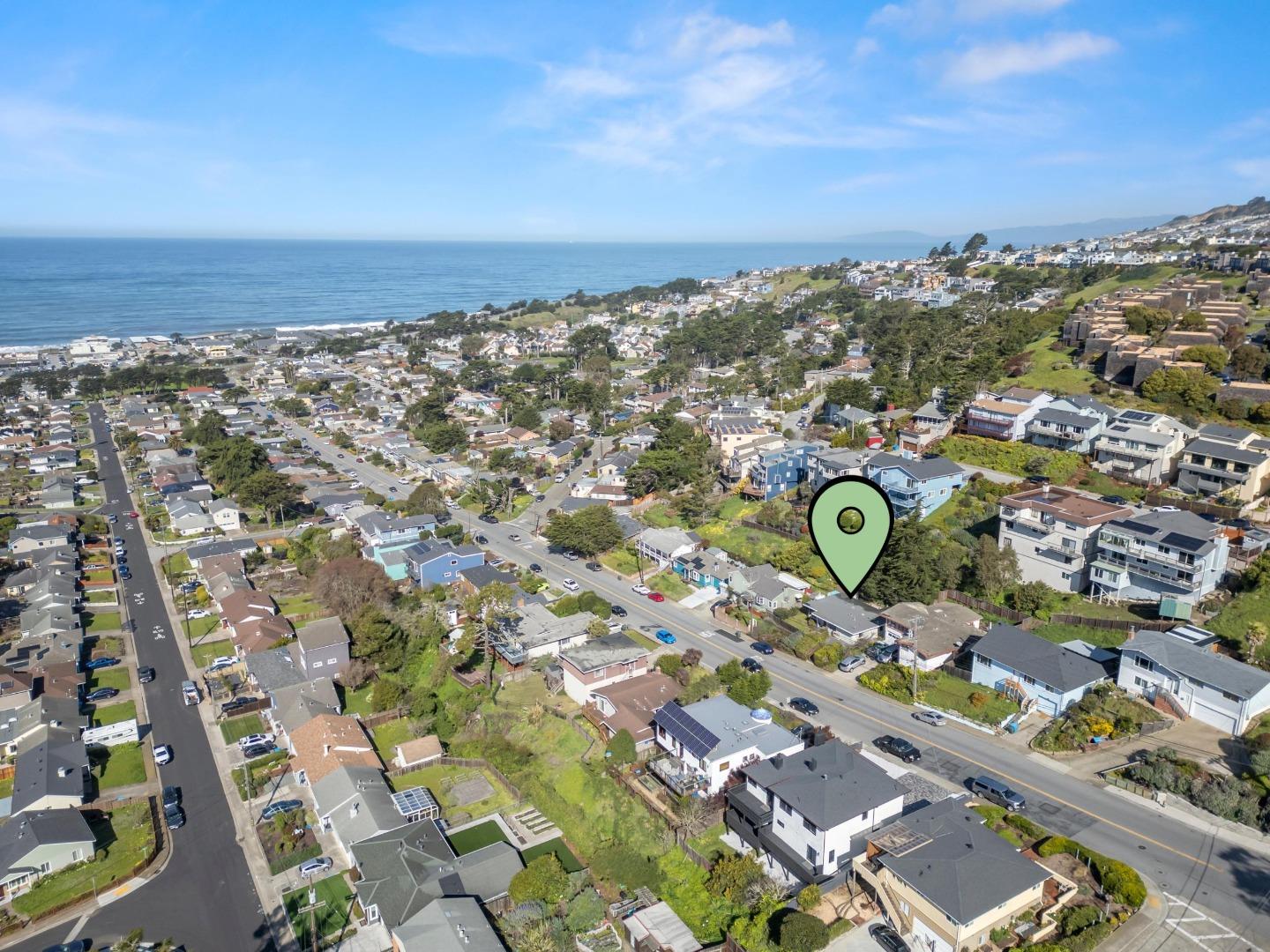 443 Monterey Road Pacifica, CA 94044 - Photo 4 of 26 an aerial view of a city