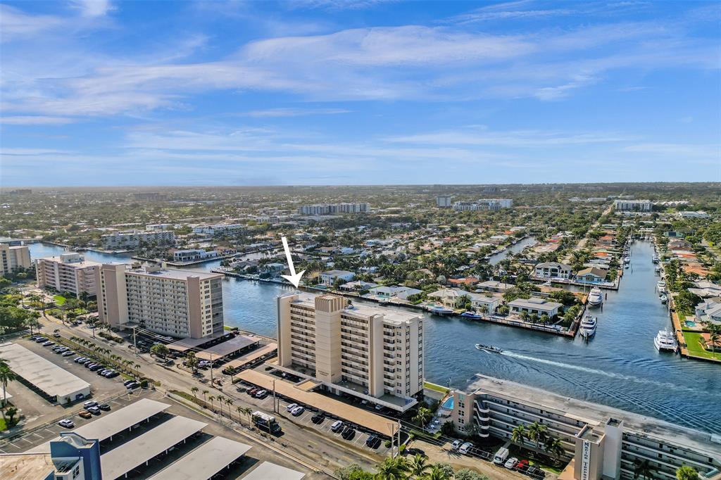 303 North Riverside Drive, Unit 403 Pompano Beach, FL 33062 - Photo 17 of 31 an aerial view of a city