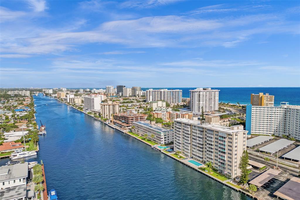 303 North Riverside Drive, Unit 403 Pompano Beach, FL 33062 - Photo 18 of 31 a view of city and ocean