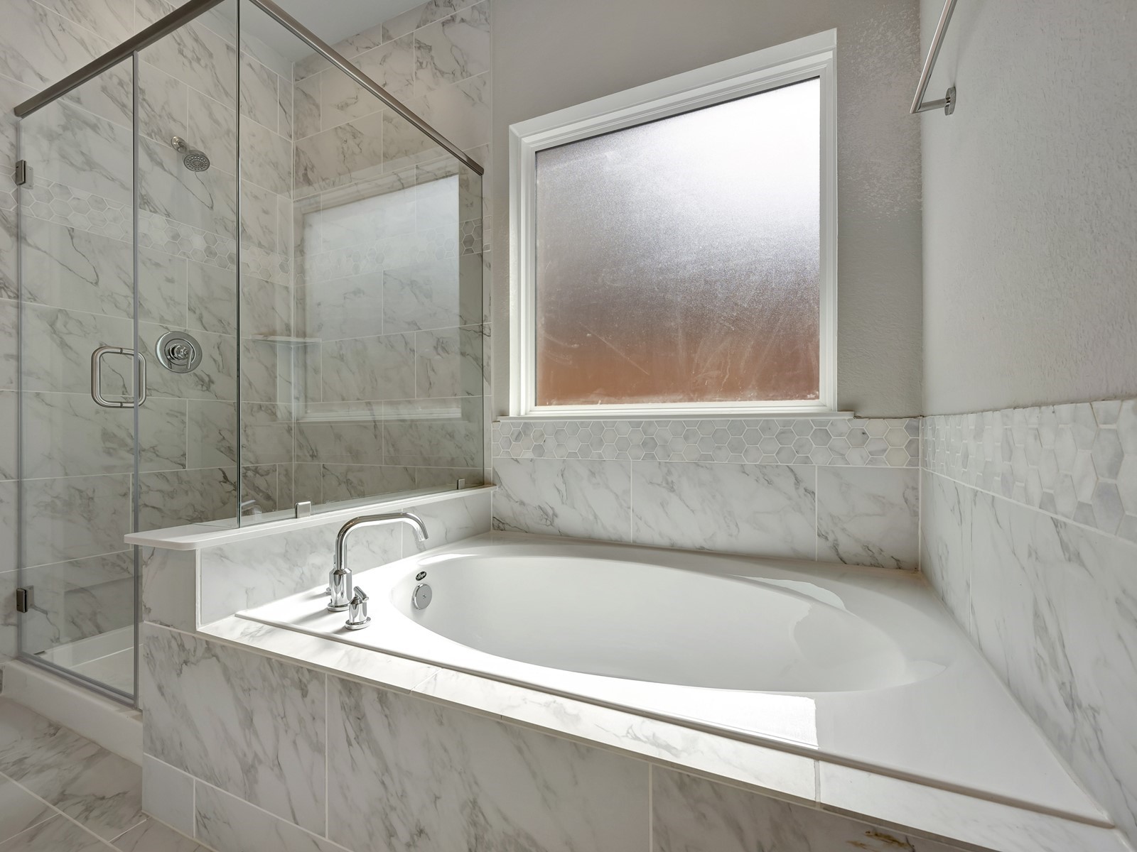 1645 Hopson Ranch Drive Conroe, TX 77301 - Photo 16 of 33 a white bath tub sitting next to a shower