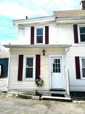 a view of a white house