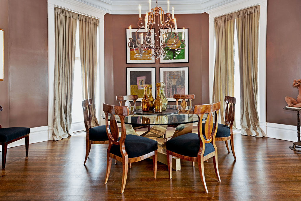 643 West Deming Place Chicago, IL 60614 - Photo 10 of 44 a view of a dining room with furniture window and wooden floor