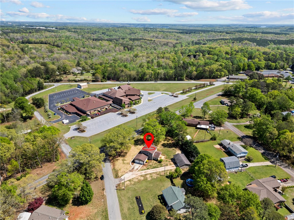 101 Maria Lane Seneca, SC 29678 - Photo 29 of 31 This elevated view captures the extensive grounds and surrounding natural landscape.