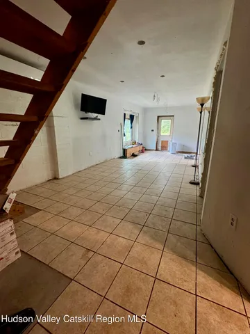 a view of a storage room with washer and dryer