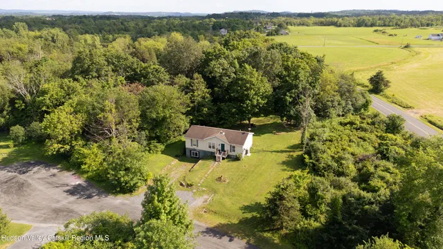 a view of city and ocean