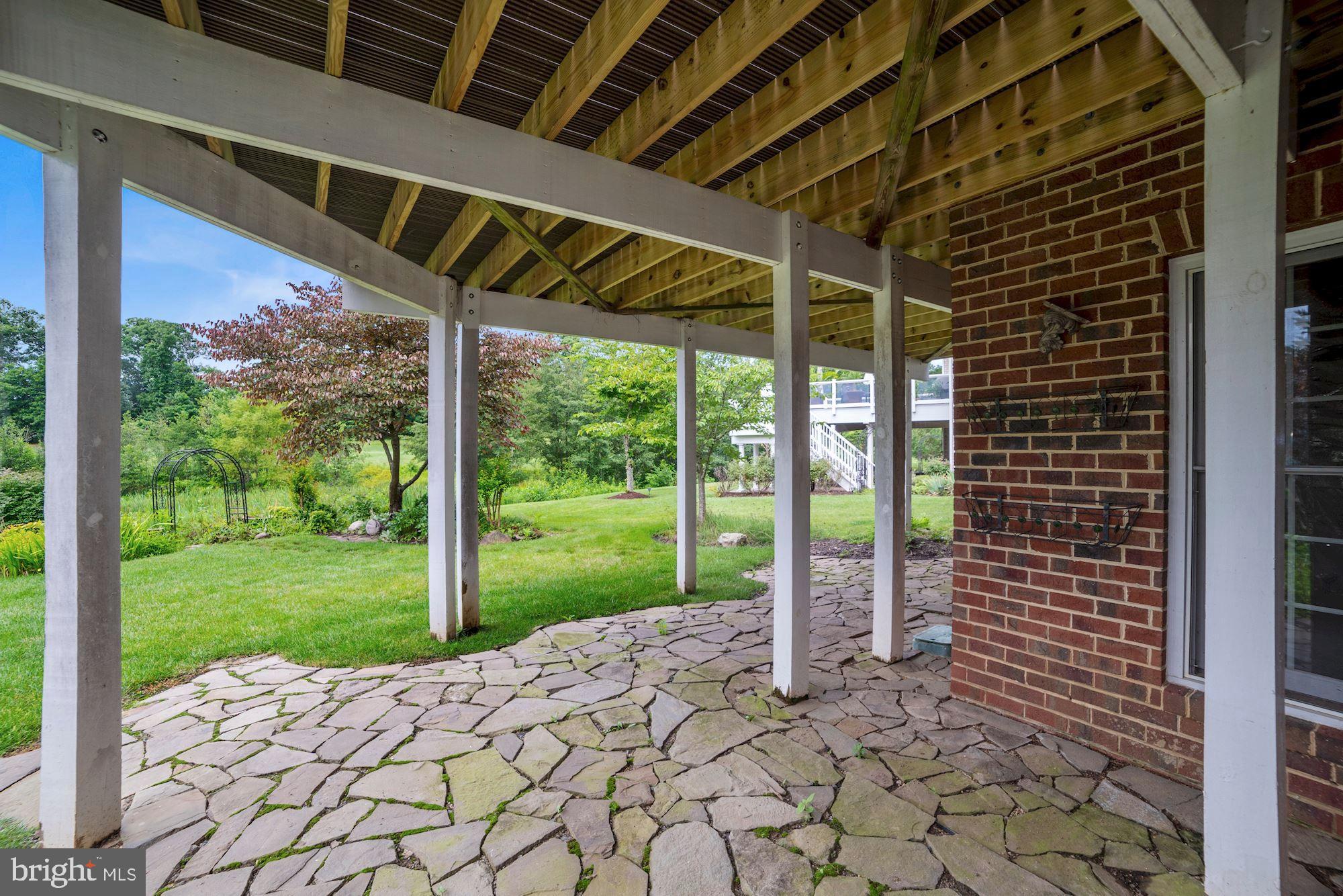 8238 Snead Loop Gainesville, VA 20155 - Photo 43 of 49 a view of a porch with a backyard
