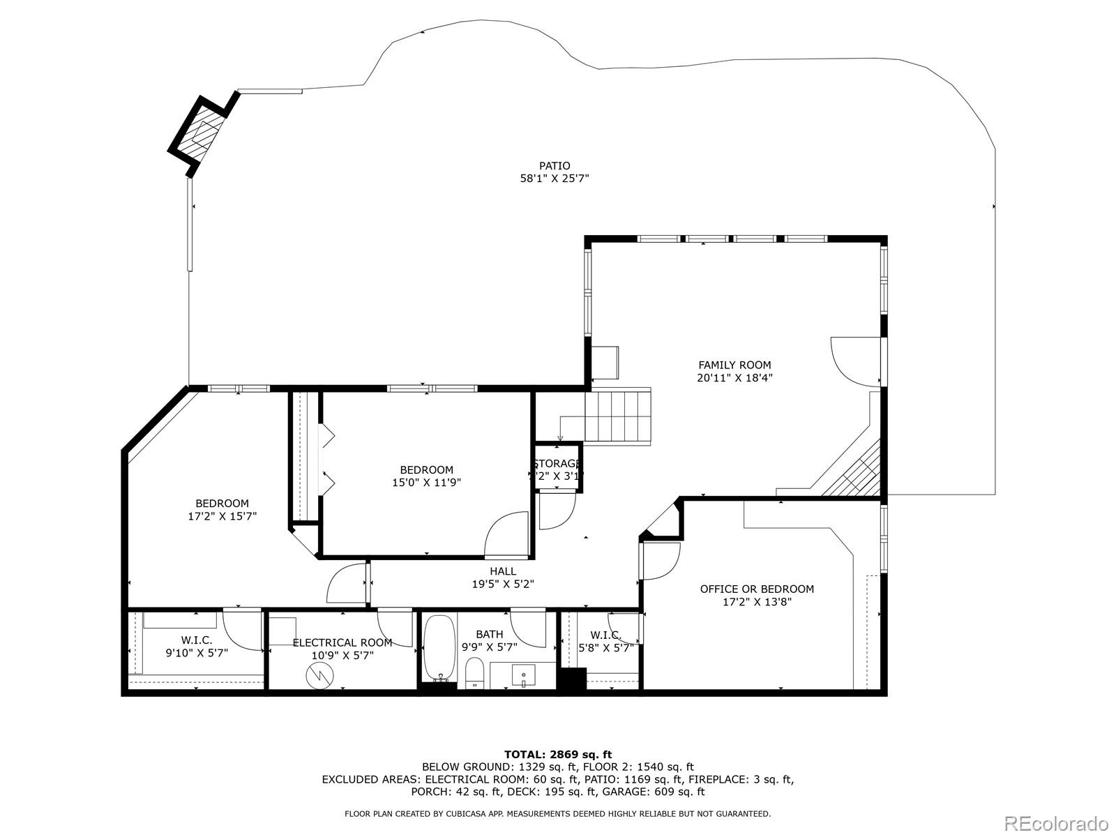 44 Forest Ridge Circle Bailey, CO 80421 - Photo 49 of 50 a picture of a floor plan