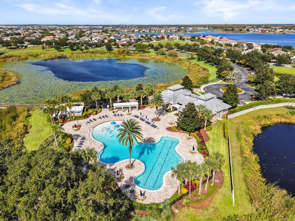 15433 Porter Road Winter Garden, FL 34787 - Photo 44 of 46 an aerial view of residential houses with outdoor space